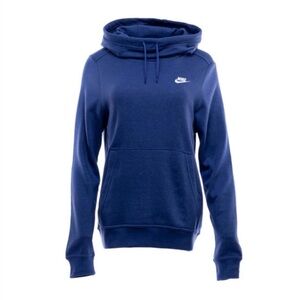 NIKE Women’s Funnel Neck Hooded Pullover Sweatshirt Size M